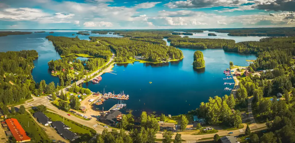 Savonranta luchtfoto